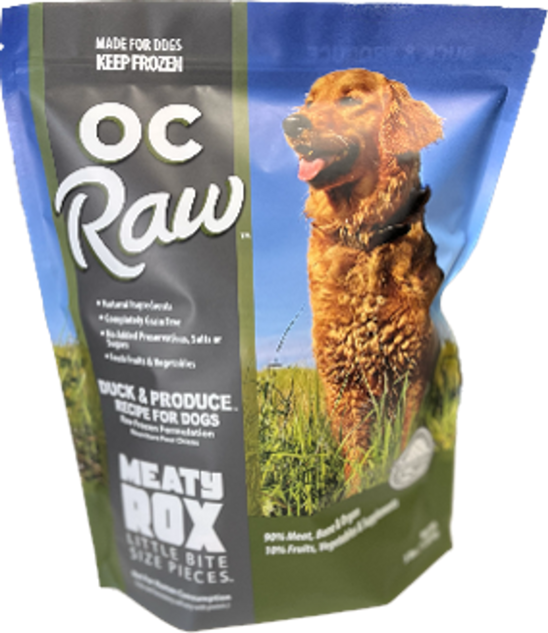 3lb OC Raw Duck & Produce MEATY ROX - Health/First Aid